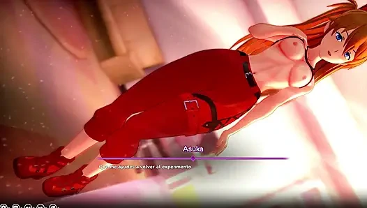 Hentai fantezim - Evangelion'dan Asuka ile pembe amcığını sikme anlaşması