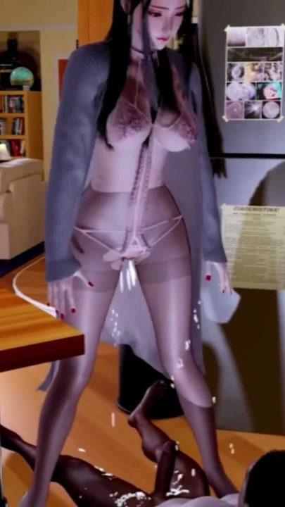 Aldatan karı ve kocasının yakın arkadaşı -Hentai 3D sansürsüz v387 | Clip 2