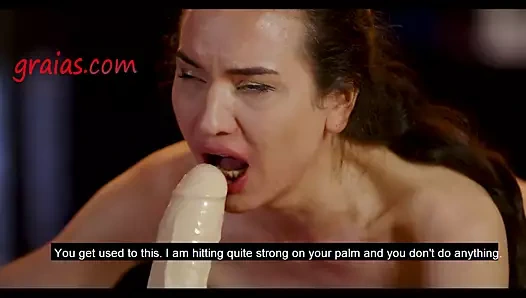 Sıcak porno olur şanti üzerinde el süre emme dildo