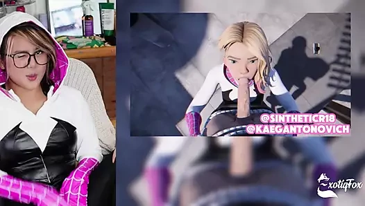 Gwen stacy venom tarafından sert sikiliyor - exotiqfox - solo gooner kız mastürbasyon yapıyor