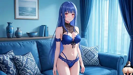 Güzel genç kız tutkulu anları paylaşıyor yapay zeka hentai