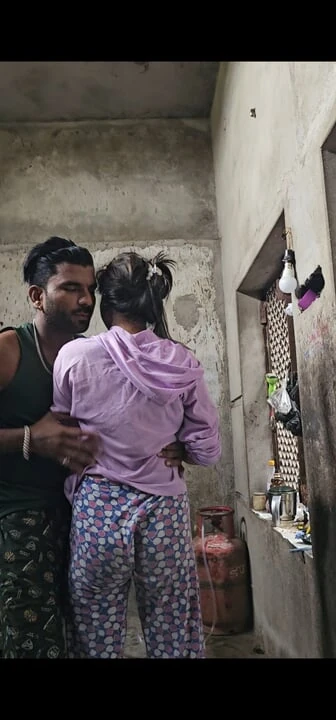 Desi village beautiful sali  doggy style painful sex in kitchen