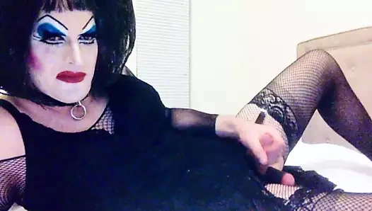 Büyük makyaj korkak slutdebra web hayranları için kendini vuruş