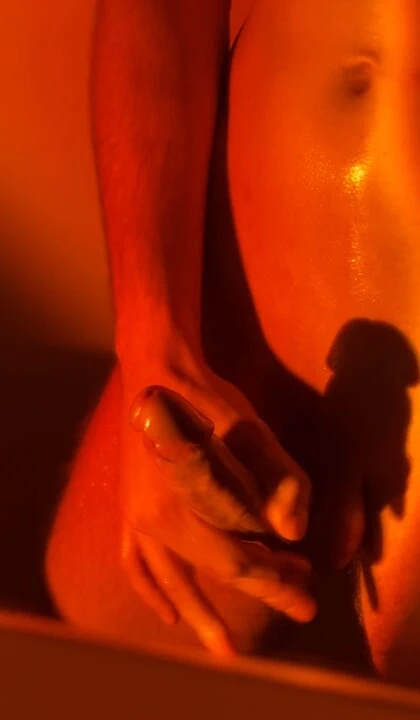 Şehvetli mastürbasyon ve bolca boşalma