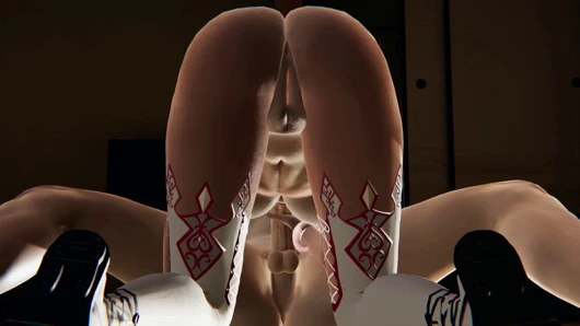 Ateşli 3 boyutlu hentai'de anime kızı iris - yerde ıslak sakso, duvar deliğinde ağız sikişi, memeyle azdırma ve yakın çekim boşalma