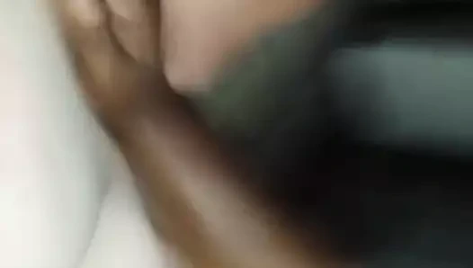 Kalın götlü kar tavşanı ve büyük zenci yarağı