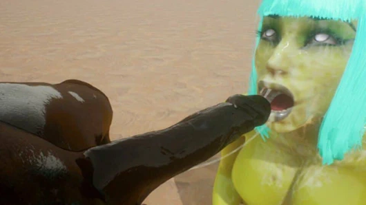 Yaban hayatı, mükemmel sıcak ağız horoz için susamış, yoğun seks