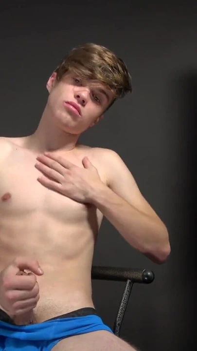 Cute Czech Boy Jerking Of His Big Dick | Clip 1