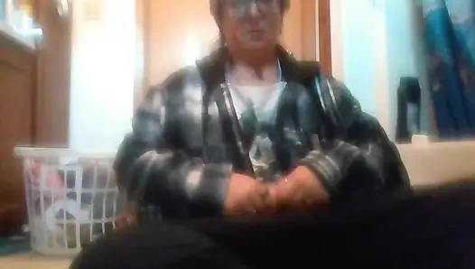 Kadın kendine dokunuyor hala azgın