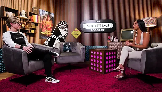 Ameena Green Striptizci kökenleri, osurma videoları ve anime hayranları | Adult Time Podcast