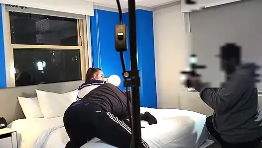Kamera arkası yaramaz üniversiteli kız üvey babası tarafından dölleniyor