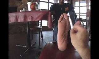 Abanoz tabanlar boyut 10 ve belki koklamak