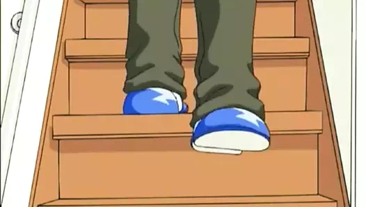 Genç öğrenci öğretmen darbeler ve parmak çarptım alır