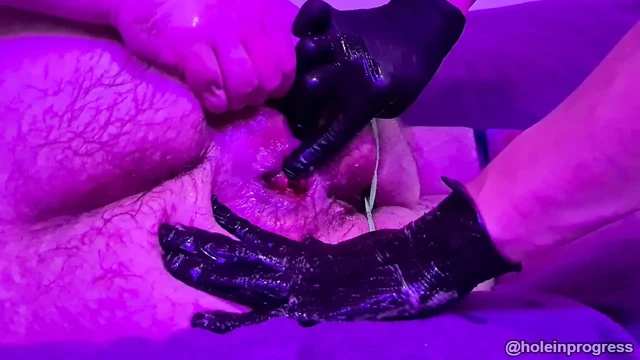hilting the octopus dildo and anally fisted