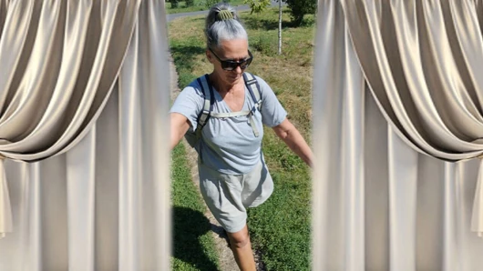 After some pleasant flirting, Lukerya went for a walk.