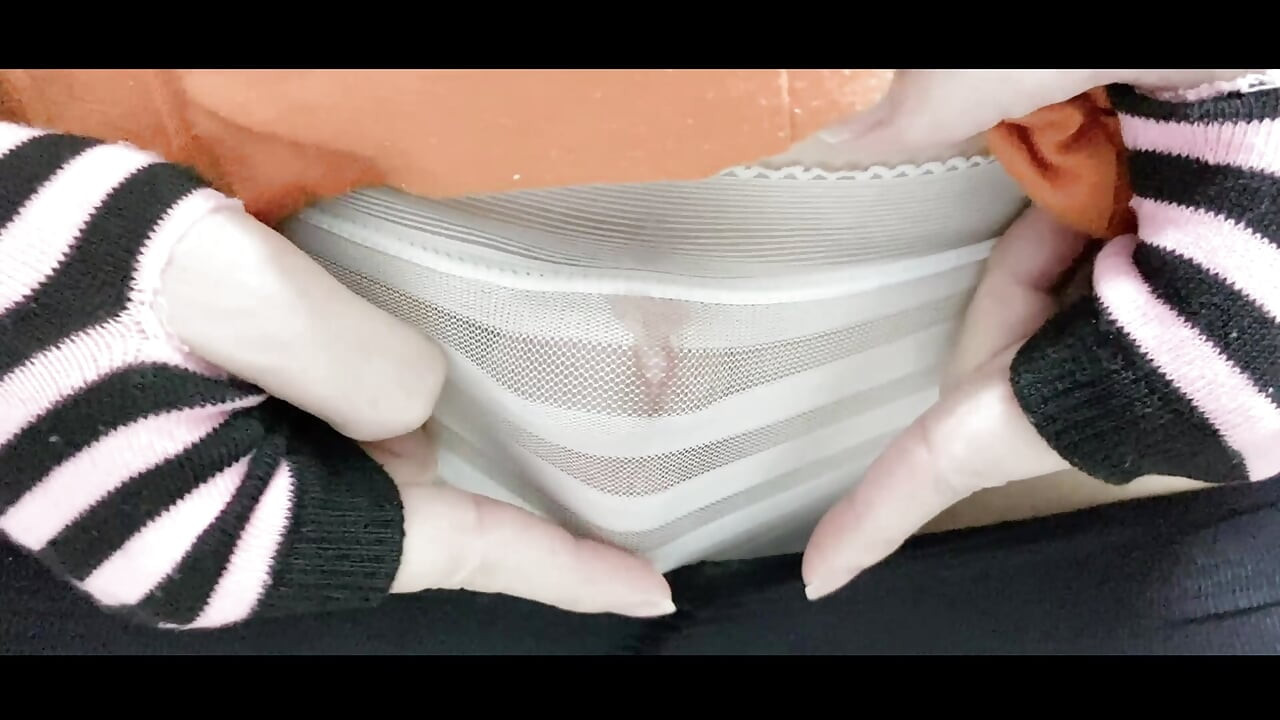 Femboy pantyhose,panties cumshot !!