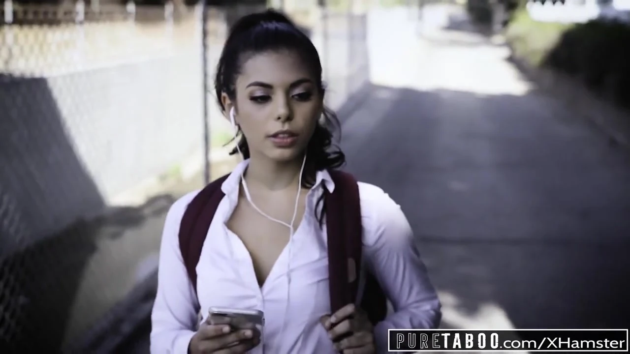 PURE TABOO Schoolgirl Gina Valentina Punished by Couple