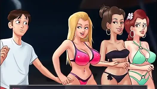 Watch as I fuck my GF's Best Friend all scenes in Summertime Saga compilation