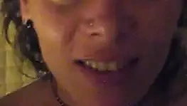 Tatlı kızın yüzüne boşalma