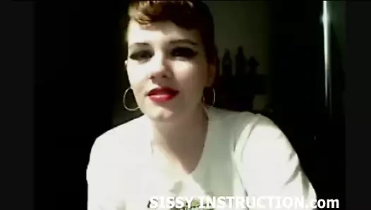 Beg for his big cock like a good sissy boy