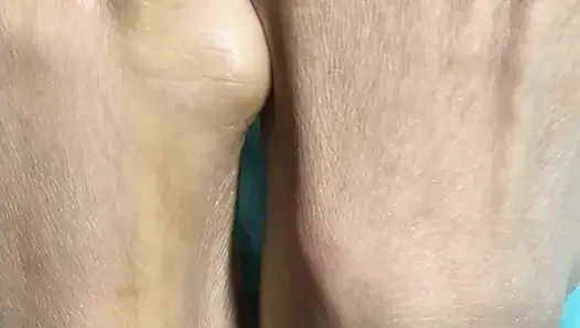 Melove seksi uzun ayak parmakları farklı renklerde oje