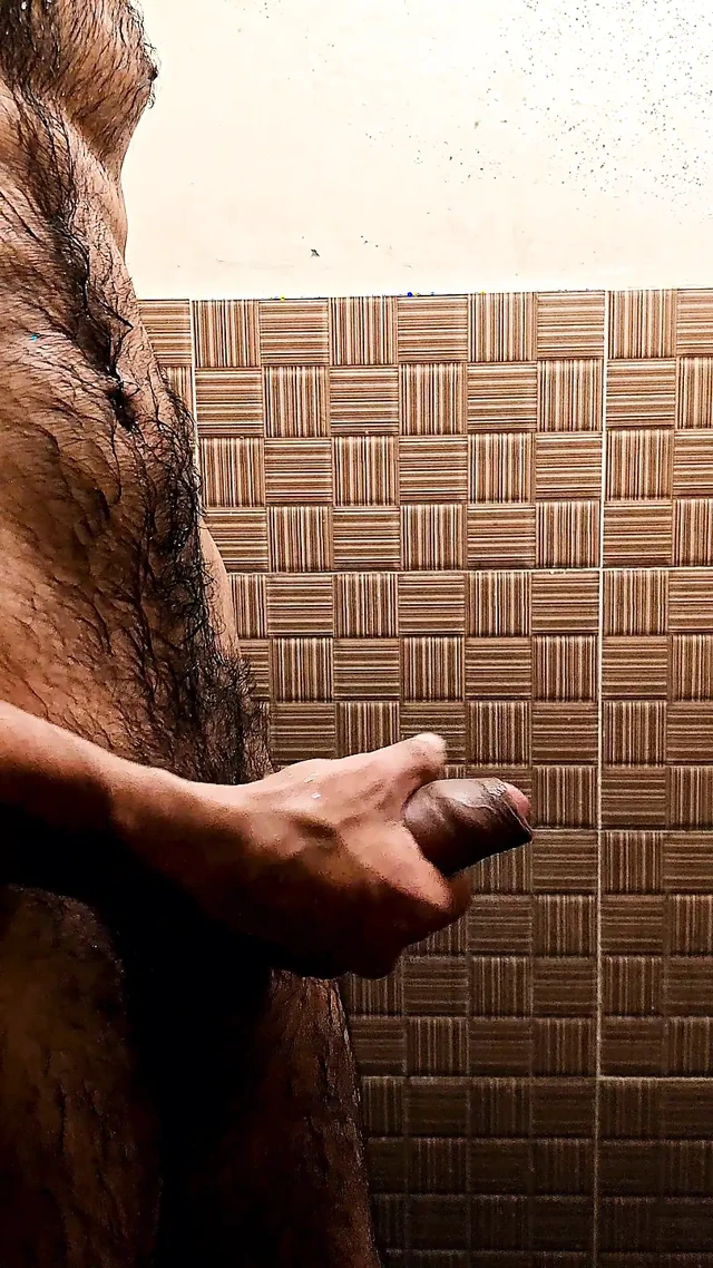 Desi boy in bathroom