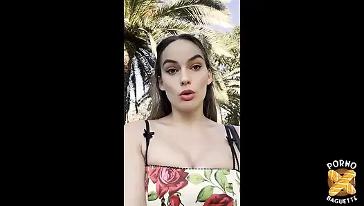 Muhteşem esmer Chloé gerçekten sert sikilmek istiyor