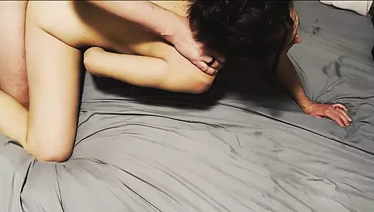 Gerçek çift yoğun sikişiyor