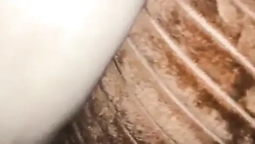 Şişman götlü Arap üvey oğlu tarafından sikiliyor ve buna bayılıyor