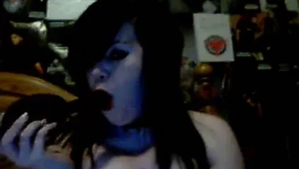 İskoç caragh krem ​​ve fırça ile onu kedi sikikleri