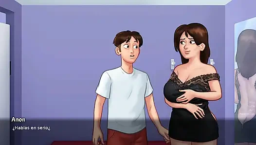 Üvey kız kardeş ve üvey anne kiracılarının yarağını paylaşıyor - yaz mevsimi efsanesi