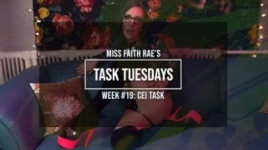 Döl yiyenler için lezzetli bir görev - Bayan Faith Rae'nin kadın egemenliği sesli cei görev döl yeme talimatları - hd 10