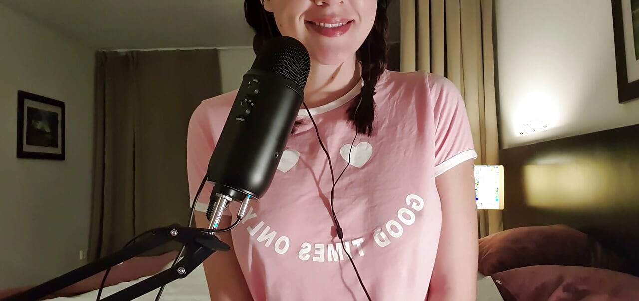 Innocent german Schoolgirl masturbating for you (ASMR JOI)