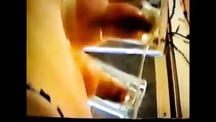 Hucow sağma ve göğüs pompalama - vintage altın rengi