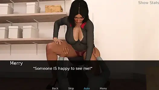 Ateşli evli kadın projesi. Merry Matthew'un üstüne düştü