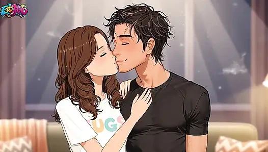 Kız Arkadaşımın Kız Kardeşiyle (19) Hentai Anime Izlerken Onunla Yattım