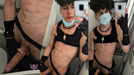 Tiktok eboy ifşa - uçakta büyük yarak