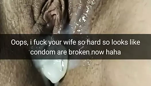 Prezervatif kırıldı ve şimdi aldatan karın hamile!