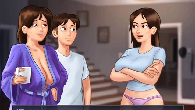 Yeni ateşli üvey annem yaz mevsimi efsanesinde benimle