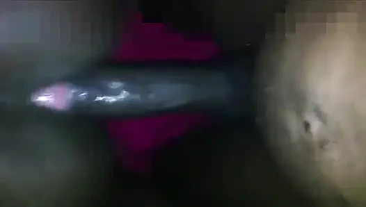 Merciless thrusts against her ass