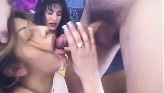 Nostaljik 90'lar üçlü seks