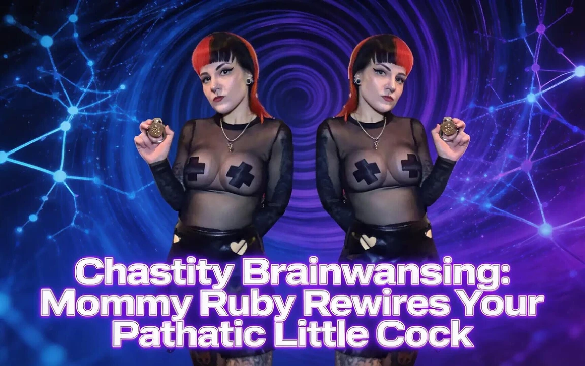 Bekaret beyin yıkayan üvey anne Ruby acınası küçük yarağını yeniden bağlıyor