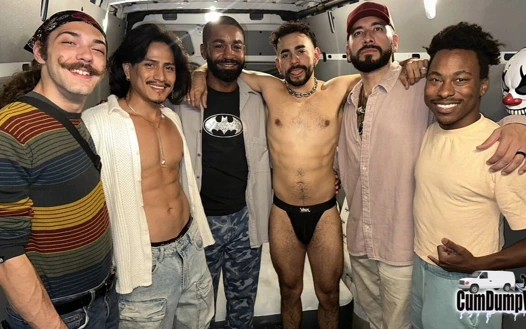 Genç Twink DP Ham Döl Boşaltıyor Van Grup Seks Çift Anal Boşalma