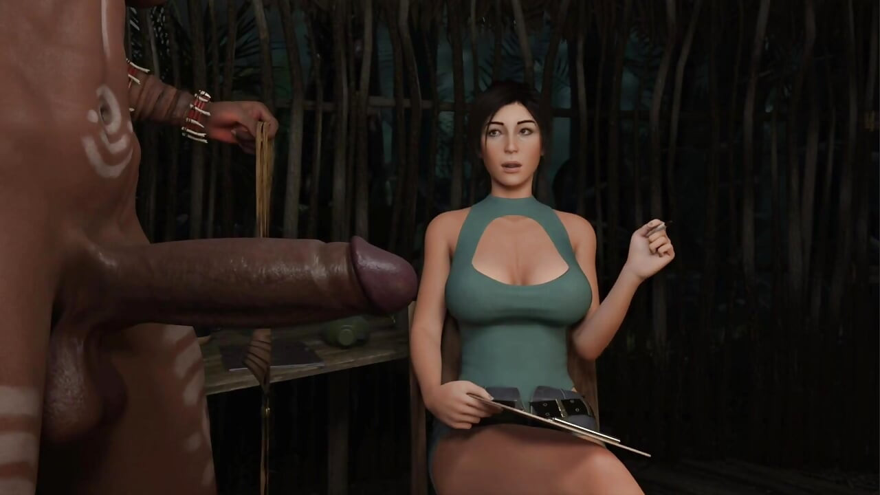 Tomb raider yeniden hayal edildi - animasyonlu bir keşif - lara büyük zenci yarağını emiyor (çizgi film parodi)