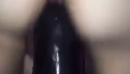 Üvey anne dildodan kurtuluyor