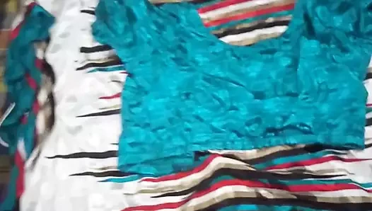 Benim adım anne sıcak saree bluz