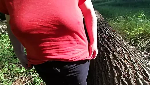 Av sahasında göğüs tokadı