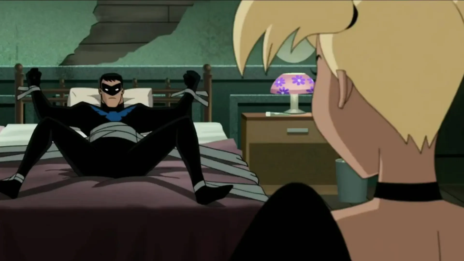 Harley Quinn Rides Tied Up Nightwing ( DC Parody Porn )