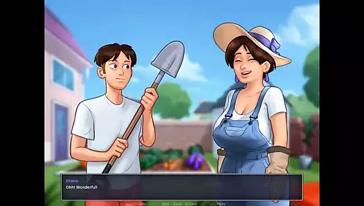 Yaz mevsimi efsanesi: seksi milf ve bahçesi - ep5