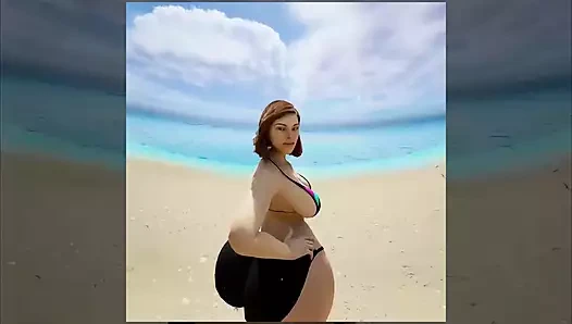 The Dukez vr büyük götlü pawg orta yaşlı seksi kadın bayan keagan plajda büyük zenci yarağı alıyor